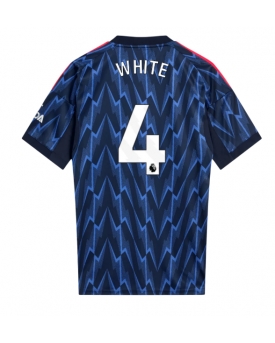 Billige Fotballdrakt Arsenal Ben White #4 Replika Bortedrakt 2025-26 Kortermet